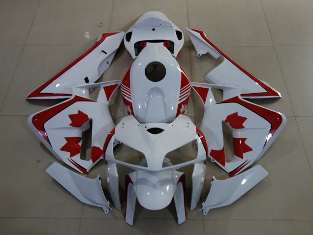 2005-2006 Glänzend Weiß Honda CBR600RR Motorrad Verkleidungen 2005-2006 Glänzend Weiß Honda CBR600RR Motorrad Verkleidungen
