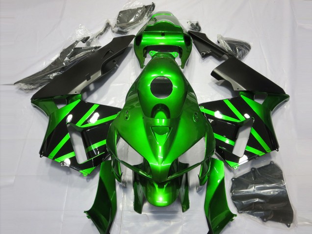 2005-2006 Grün & Schwarz Honda CBR600RR Motorrad Verkleidungen
