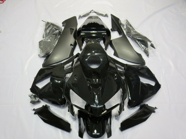 2005-2006 Matt & Glänzend Schwarz Honda CBR600RR Motorrad Verkleidungen 2005-2006 Matt & Glänzend Schwarz Honda CBR600RR Motorrad Verkleidungen