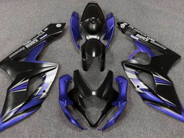 2005-2006 Matt Schwarz & Blau Suzuki GSXR 1000 Motorrad Verkleidungen