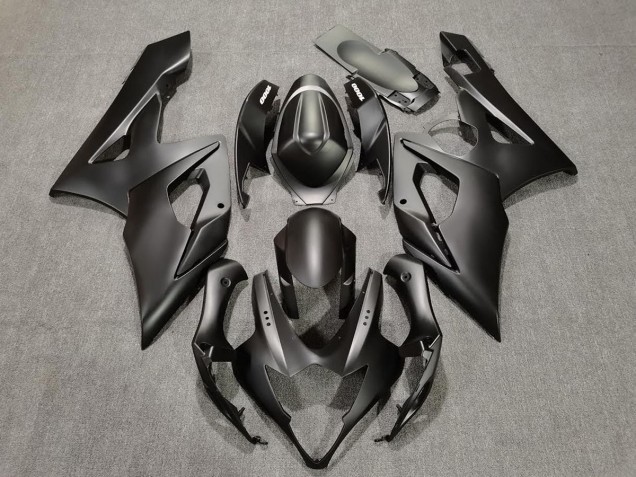 2005-2006 Matt Silber Suzuki GSXR 1000 Motorrad Verkleidungen