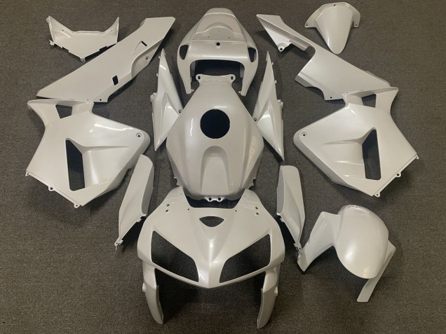 2005-2006 Perlweiss Honda CBR600RR Motorrad Verkleidungen