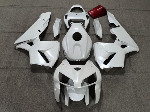 2005-2006 Perlweiss Honda CBR600RR Motorrad Verkleidungen 2005-2006 Perlweiss Honda CBR600RR Motorrad Verkleidungen