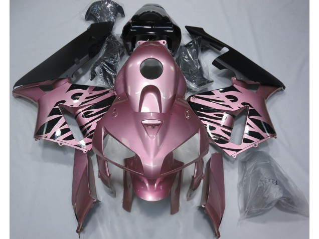 2005-2006 Rosa Flamme Honda CBR600RR Motorrad Verkleidungen
