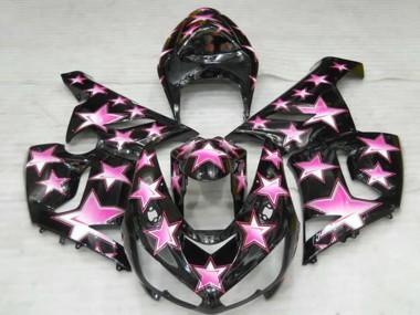 2005-2006 Rosa Stern Kawasaki ZX6R Motorrad Verkleidungen