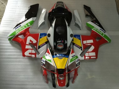 2005-2006 Weiß Rot Givi Honda CBR600RR Motorrad Verkleidungen