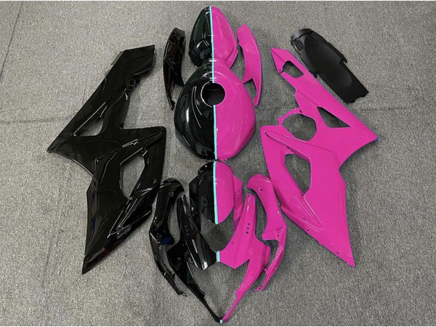 2005-2006 Schwarz & Pink Suzuki GSXR 1000 Motorrad Verkleidungen