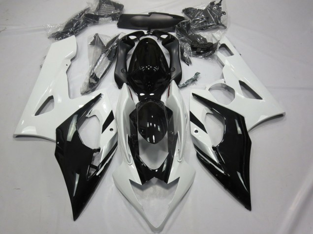 2005-2006 Weiß Schwarz & Silber Suzuki GSXR 1000 Motorrad Verkleidungen