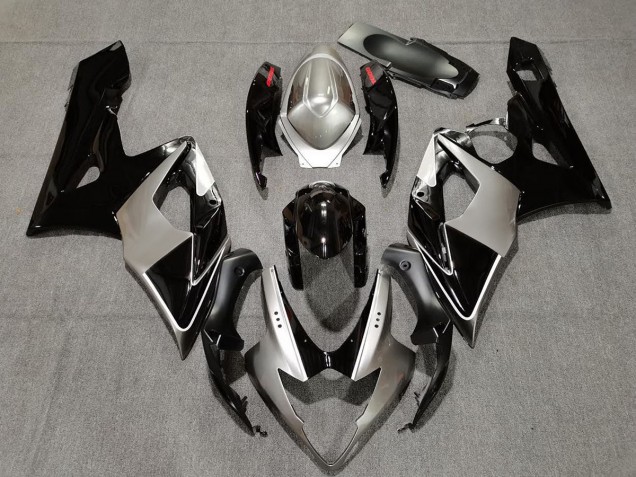 2005-2006 Silber & Schwarz Suzuki GSXR 1000 Motorrad Verkleidungen
