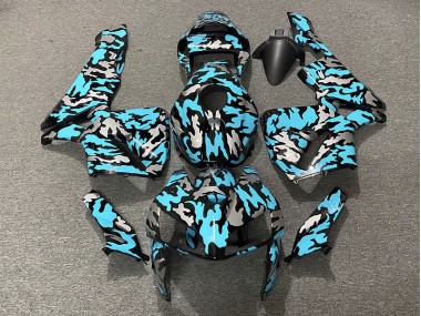 2005-2006 Tarnung & Hellcyan Honda CBR600RR Motorrad Verkleidungen