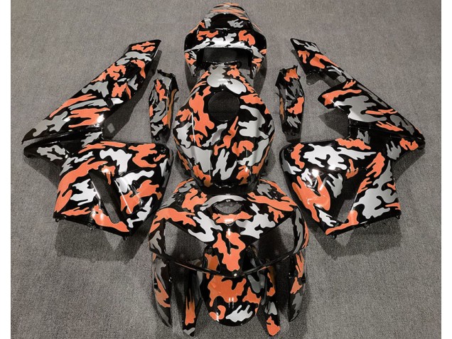 2005-2006 Tarnung & Hellorange Honda CBR600RR Motorrad Verkleidungen