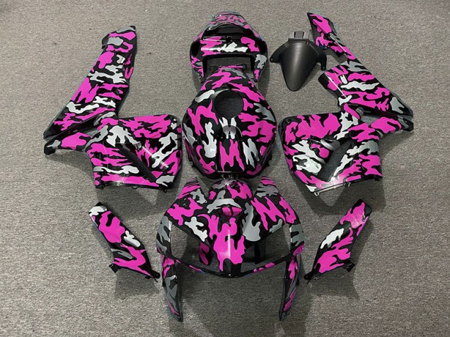 2005-2006 Tarnung & Hot Pink Honda CBR600RR Motorrad Verkleidungen