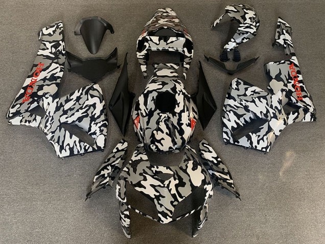 2005-2006 Tarnung & Rot Aufkleber Honda CBR600RR Motorrad Verkleidungen 2005-2006 Tarnung & Rot Aufkleber Honda CBR600RR Motorrad Verkleidungen