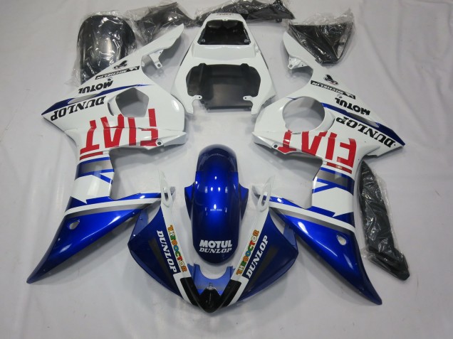 2005 Fiat Tiefes Blau Yamaha R6 Motorrad Verkleidungen 2005 Fiat Tiefes Blau Yamaha R6 Motorrad Verkleidungen