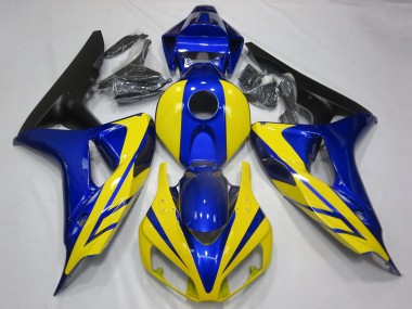 2006-2007 Blau & Gelb Honda CBR1000RR Motorrad Verkleidungen
