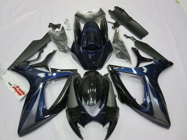 2006-2007 Blau & Grau Suzuki GSXR 600-750 Motorrad Verkleidungen