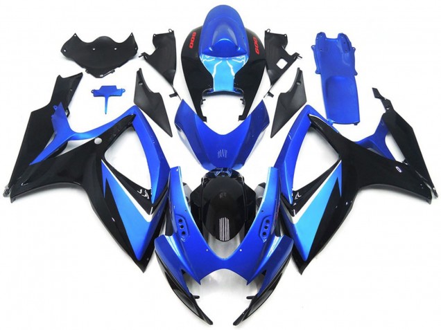 2006-2007 Blau & Schwarz Special Suzuki GSXR 600-750 Motorrad Verkleidungen 2006-2007 Blau & Schwarz Special Suzuki GSXR 600-750 Motorrad Verkleidungen