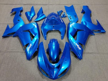 2006-2007 Blauer Ninja Kawasaki ZX10R Motorrad Verkleidungen