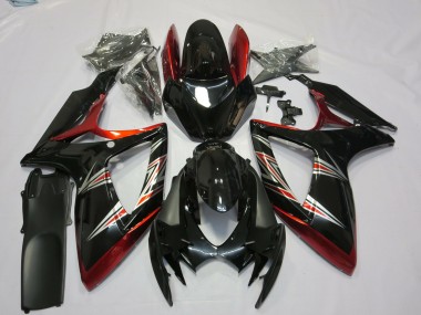 2006-2007 Dreifarbig Suzuki GSXR 600-750 Motorrad Verkleidungen