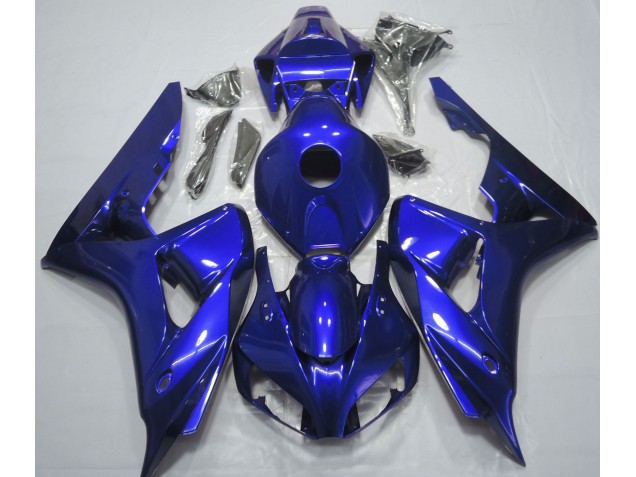 2006-2007 Einfarbig Blau Honda CBR1000RR Motorrad Verkleidungen