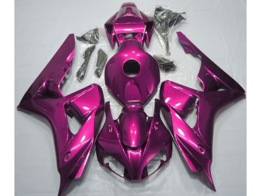 2006-2007 Einfarbig Rosa Honda CBR1000RR Motorrad Verkleidungen