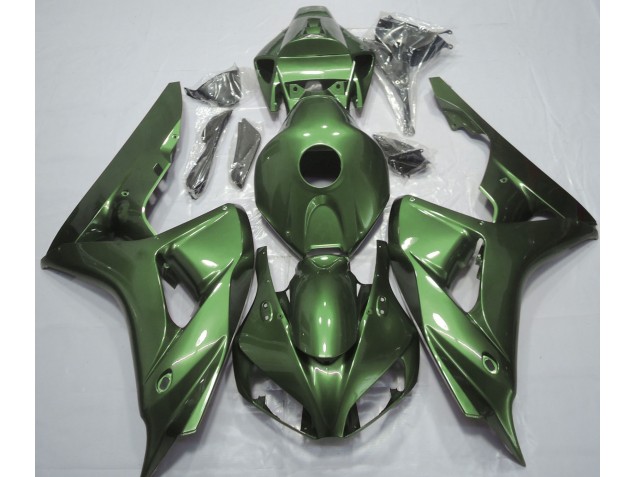 2006-2007 Einfarbig Waldgrün Honda CBR1000RR Motorrad Verkleidungen