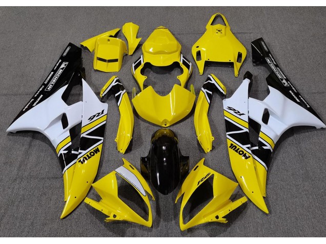 2006-2007 Gelb OEM Stil Yamaha R6 Motorrad Verkleidungen