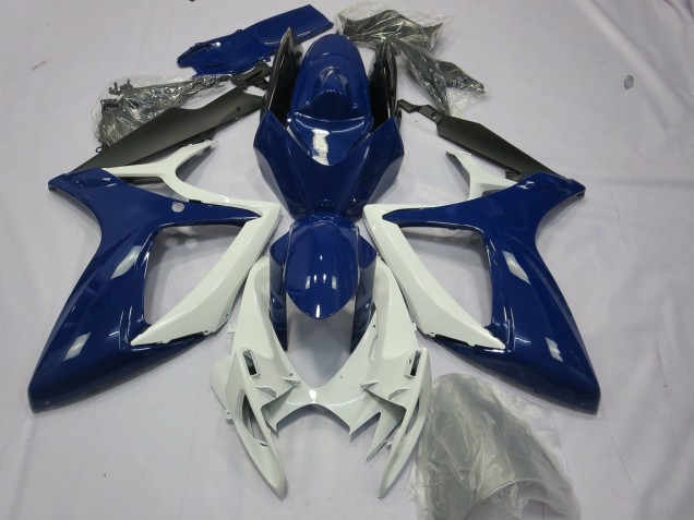 2006-2007 Glänzend Blau Dunkel Suzuki GSXR 600-750 Motorrad Verkleidungen 2006-2007 Glänzend Blau Dunkel Suzuki GSXR 600-750 Motorrad Verkleidungen