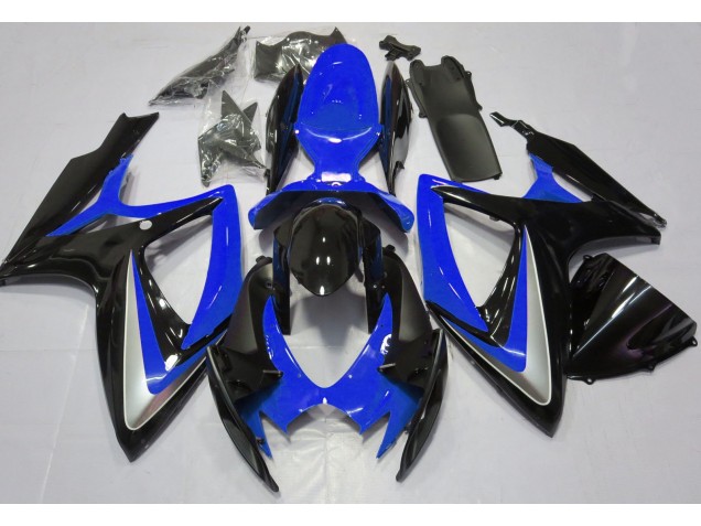 2006-2007 Glänzend Blau Ohne Abzeichen Suzuki GSXR 600-750 Motorrad Verkleidungen