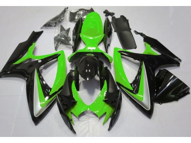 2006-2007 Glänzend Grün Ohne Abzeichen Suzuki GSXR 600-750 Motorrad Verkleidungen