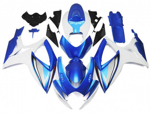 2006-2007 Hellblau & Tiefes Blau OEM Stil Suzuki GSXR 600-750 Motorrad Verkleidungen