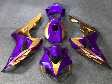 2006-2007 Lila-Gold Honda CBR1000RR Motorrad Verkleidungen