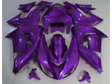 2006-2007 Lila Schlicht Kawasaki ZX10R Motorrad Verkleidungen