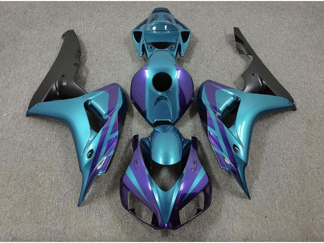 2006-2007 Lila & Smaragd Honda CBR1000RR Motorrad Verkleidungen