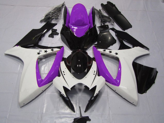 2006-2007 Lila Stern Suzuki GSXR 600-750 Motorrad Verkleidungen