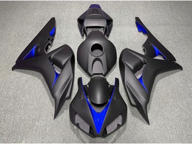 2006-2007 Matt Schwarz & Blau Honda CBR1000RR Motorrad Verkleidungen