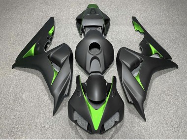 2006-2007 Matt Schwarz & Grün Honda CBR1000RR Motorrad Verkleidungen