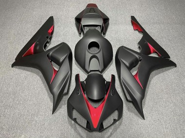 2006-2007 Matt Schwarz & Hellblau Honda CBR1000RR Motorrad Verkleidungen
