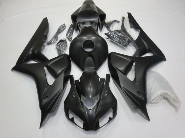 2006-2007 Matt Schwarz Honda CBR1000RR Motorrad Verkleidungen