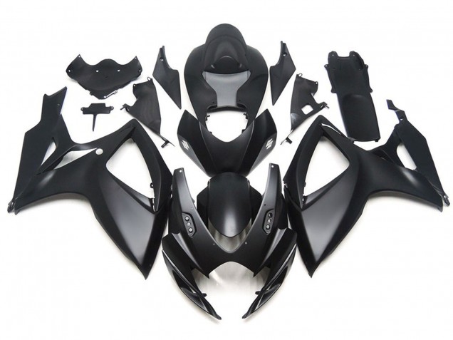 2006-2007 Matt Schwarzer Custom-Stil OEM Suzuki GSXR 600-750 Motorrad Verkleidungen