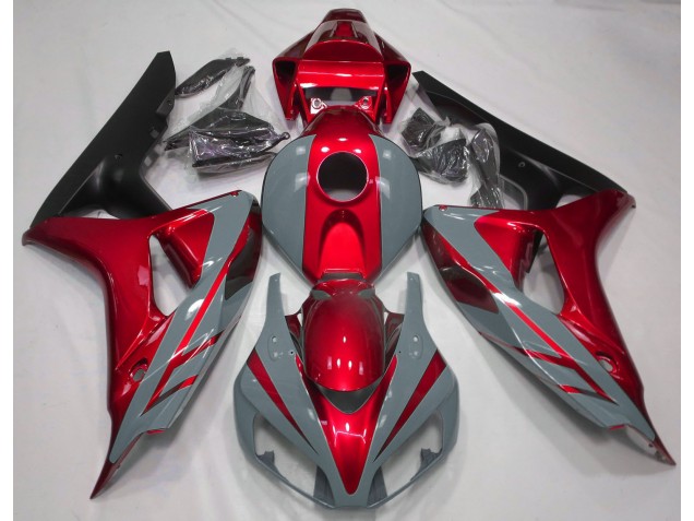 2006-2007 Nardo Grau & Rot Honda CBR1000RR Motorrad Verkleidungen 2006-2007 Nardo Grau & Rot Honda CBR1000RR Motorrad Verkleidungen