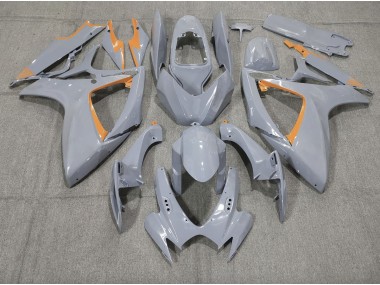 2006-2007 Nardo & Orangefarbener Rand Suzuki GSXR 600-750 Motorrad Verkleidungen