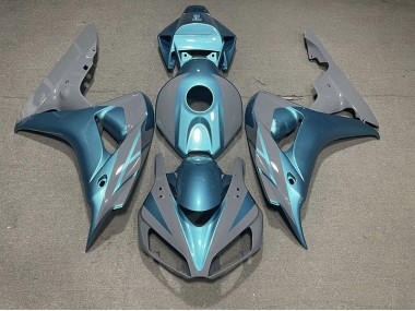 2006-2007 Nardograu & Hellblau Honda CBR1000RR Motorrad Verkleidungen