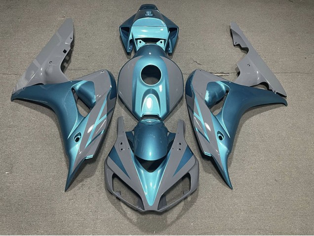 2006-2007 Nardograu & Hellblau Honda CBR1000RR Motorrad Verkleidungen