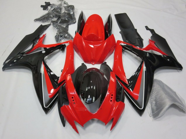 2006-2007 OEM Stil Rot Suzuki GSXR 600-750 Motorrad Verkleidungen