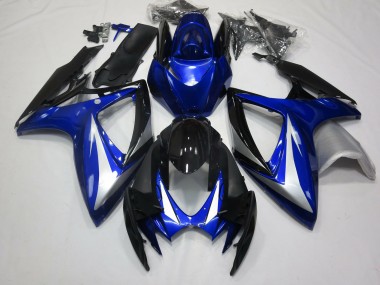2006-2007 OEM Stil Tiefes Blau Suzuki GSXR 600-750 Motorrad Verkleidungen