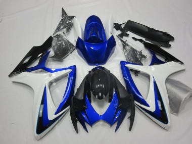 2006-2007 Ohne Aufkleber Glänzend Suzuki GSXR 600-750 Motorrad Verkleidungen