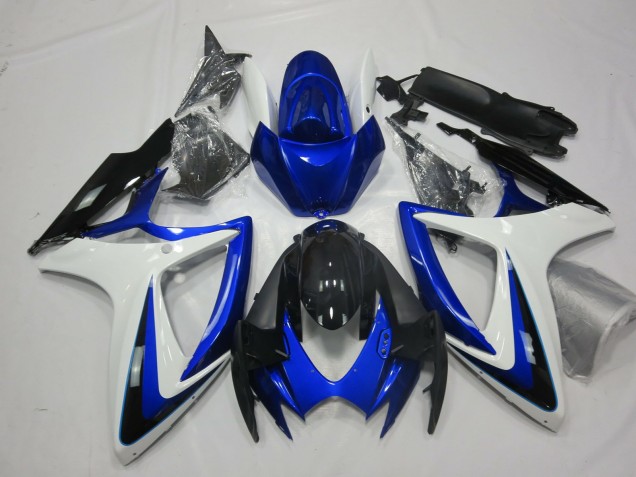 2006-2007 Ohne Aufkleber Glänzend Suzuki GSXR 600-750 Motorrad Verkleidungen
