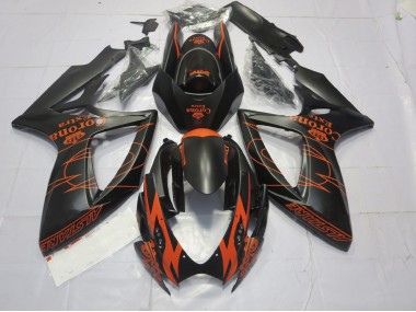 2006-2007 Orange Matt Suzuki GSXR 600-750 Motorrad Verkleidungen