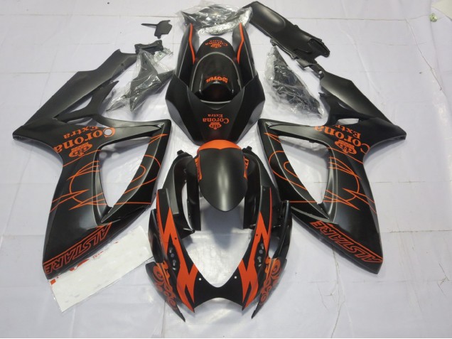 2006-2007 Orange Matt Suzuki GSXR 600-750 Motorrad Verkleidungen 2006-2007 Orange Matt Suzuki GSXR 600-750 Motorrad Verkleidungen